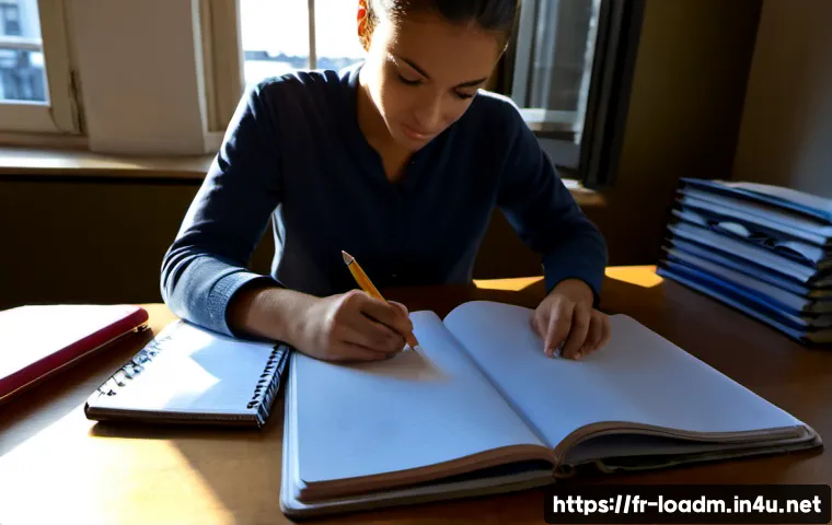 지방행정사 자격증 준비기간 단축법 - Photorealistic French civil service exam preparation scene, focused adult learner seated at a clean ...